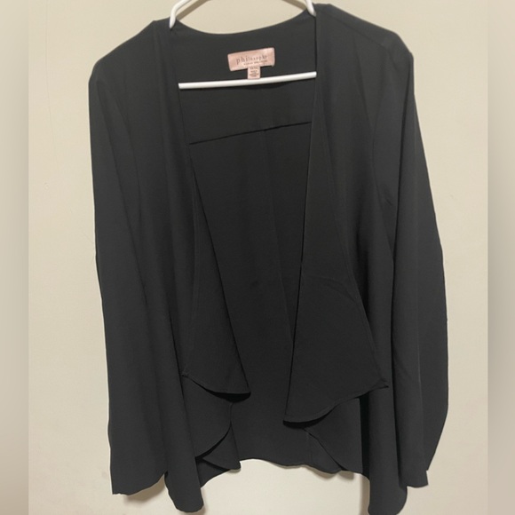 Philosophy Jackets & Blazers - Philosophy Black shrub